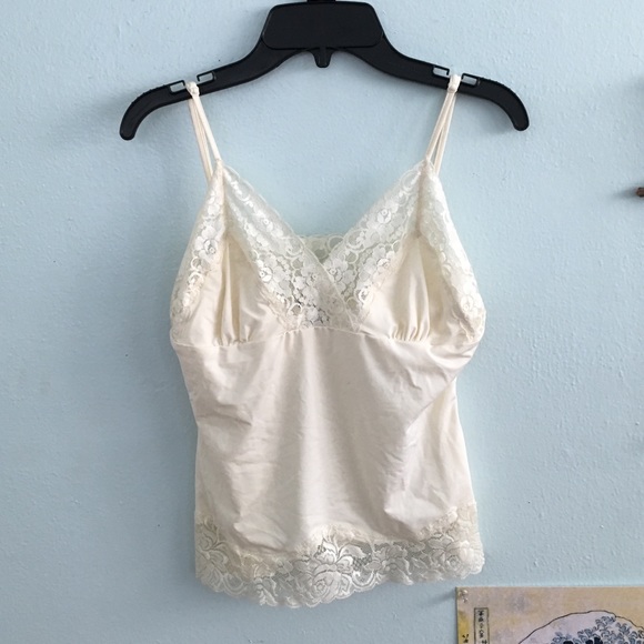 Moda International Tops - vintage lace tank